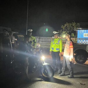 Optimalkan Patroli Malam, Satlantas Polres Bima Kabupaten Cegah Aksi Balapan Liar dan Potensi Guankamtibmas Lainya