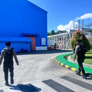 Jaga Keamanan Objek Vital, Unit Obvit Sat Samapta Patroli di Area PLTMG Bima