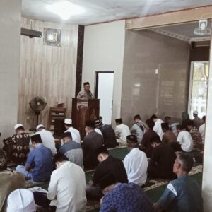SAFARI JUMAT POLRES DOMPU, MEMBANGUN KEDERKATAN POLRI DAN MASYARAKAT MELALUI DAKWAH