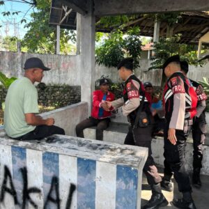 UNIT PATMOR POLRES DOMPU GELAR PATROLI DIALOGIS DI WILAYAH RAWAN KAMTIBMAS