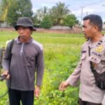 Bhabinkamtibmas Bagik Polak Kawal Ketahanan Pangan Desa