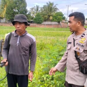 Bhabinkamtibmas Bagik Polak Kawal Ketahanan Pangan Desa