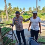 Bhabinkamtibmas Desa Bagik Papan Laksanakan Silaturahmi, Cek Bibit Pertanian dan Sampaikan Himbauan Kamtibmas