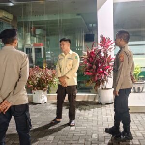 Polsek Kopang Intensifkan Patroli Objek Vital di Bank NTB Syariah untuk Cegah Gangguan Kamtibmas