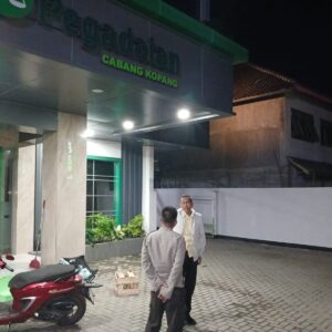 Polsek Kopang Tingkatkan Patroli Objek Vital di Kantor Pegadaian untuk Antisipasi Gangguan Kamtibmas
