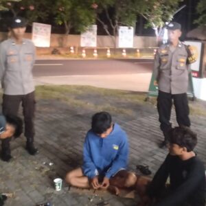 Polsek Batulayar Gelar Patroli KRYD Malam di Jalur Wisata Senggigi