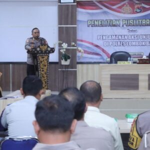 Puslitbang Polri Teliti Pola Pengamanan Unjuk Rasa di Lombok Barat