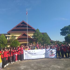 Kampanye TBC dan Senam Sehat di Brang Ene, Wujud Kolaborasi Polri PT AMMAN dan Dinas Kesehatan Tingkatkan Kesadaran Masyarakat