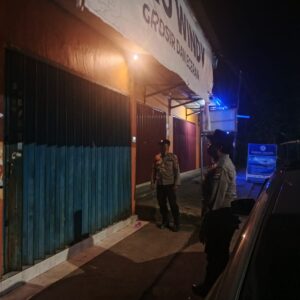POLSEK GANGGA GELAR PATROLI DINI HARI ANTISIPASI GANGGUAN KAMTIBMAS