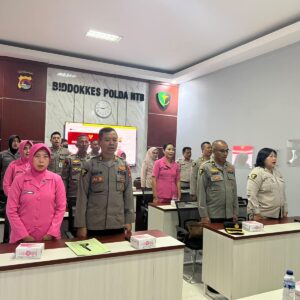 Biddokkes Polda NTB Tegaskan Komitmen Antinarkoba dan Disiplin Lewat Penandatanganan Pakta Integritas