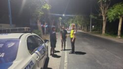 Patroli Malam di Bypass BIL 2 Lombok Barat Antisipasi Balap Liar