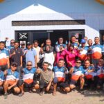 GOWES KAMTIBMAS KAPOLRES LOMBOK UTARA DI DESA SAMAGUNA DIIRANGKAIKAN BAKTI KESEHATAN DAN BANSOS