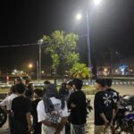 Polres Lombok Barat Patroli Subuh di Taman Giri Menang