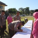 Personel Polres Bima Kota Teken Pakta Integritas, Siap Jaga Profesionalisme dan Disiplin