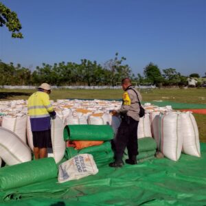 BHABINKAMTIBMAS DESA SAWE MONITORING HASIL PANEN JAGUNG WARGA, DUKUNG PENYERAPAN HASIL PANEN MELALUI BULOG
