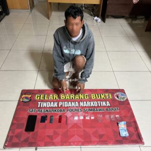 Polisi Tangkap Terduga Pengedar Sabu di Maluk, Amankan Barang Bukti 12,95 Gram