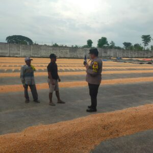 Polsek Kerek Sambang Gudang Jagung Desa Binaan, Dukung Program Swasembada Pangan