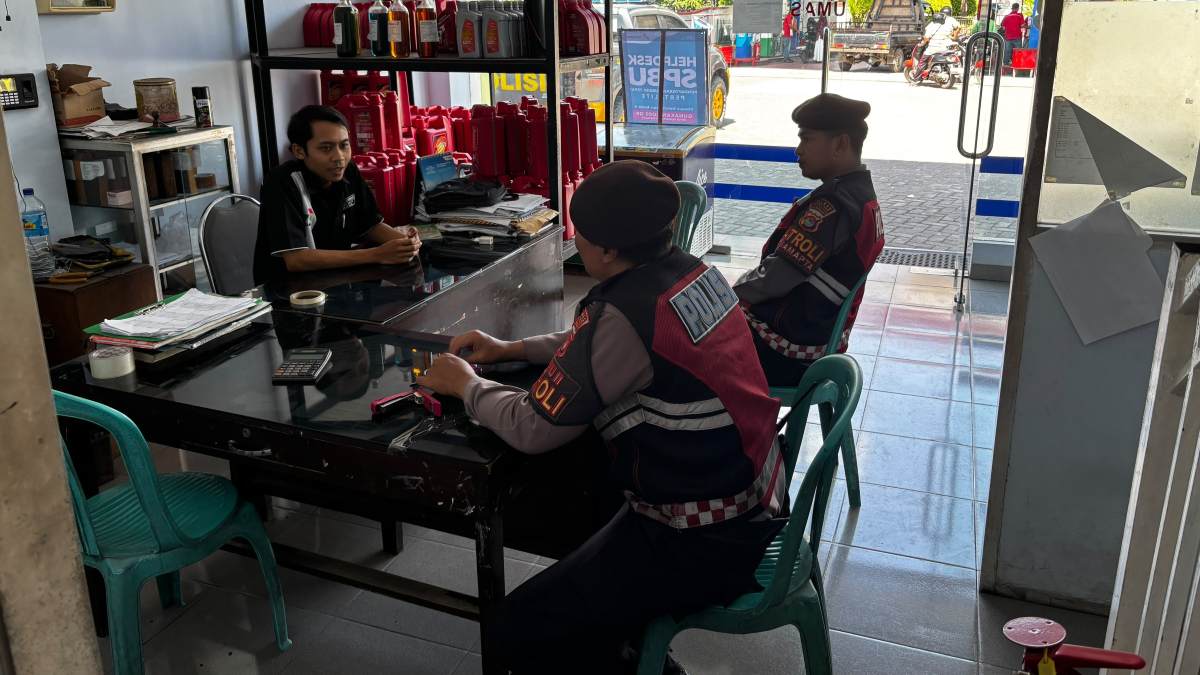 Polres Lobar Pastikan Stok BBM Aman Lewat Patroli Preventif