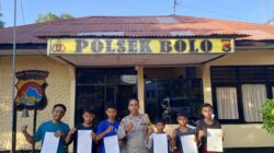 Enam Warga Binaan Terlibat Kenakalan Enam Remaja Bhabinkamtibmas Polsek Bolo Berikan Pembinaan