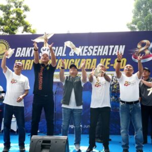 Sambut Hari Bhayangkara ke-80, Wakapolri dan Akpol ’90 Dhira Brata Gelar Bakti Sosial dan Kesehatan di Bogor