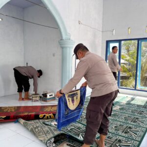 Sambut Hari Bhayangkara Ke-80, Polsek Utan Gelar Bakti Religi di Masjid Al-Hikmah