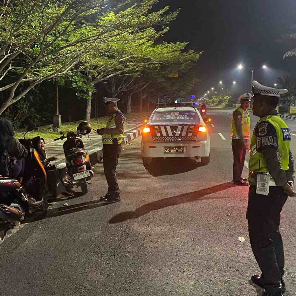 Cegah Balap Liar dan Kriminalitas, Satlantas Polres Lobar Sisir Jalur Bypass