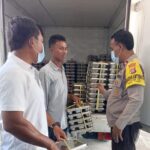 Monitoring SPPG, Bhabinkamtibmas Polsek Bolo Polres Bima Kabupaten Dukung Program MBG Bagi Pelajar