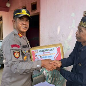POLRES DOMPU GELAR ANJANGSANA DAN SALURKAN BANTUAN SOSIAL KEPADA PURNAWIRAWAN POLRI DAN WARAKAWURI DALAM RANGKA HARI BHAYANGKARA KE-80
