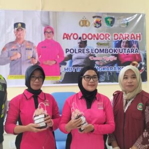 Sambut Hari Bhayangkara ke-80, Bhayangkari Lombok Utara Jadikan Donor Darah sebagai Wujud Kemanusiaan dan Deteksi Dini Kesehatan