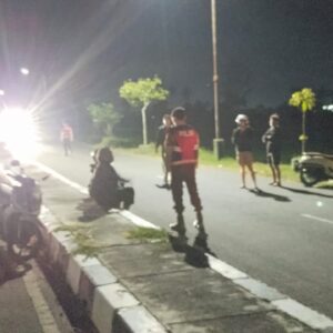 Polres Lombok Barat Bubarkan Balap Liar di Jalur Bypass BIL II