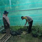 BHABINKAMTIBMAS POLSEK DOMPU DORONG WARGA KEMBANGKAN PEKARANGAN PANGAN LESTARI UNTUK PERKUAT KETAHANAN PANGAN DAN GIZI
