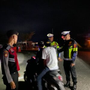 Patroli Humanis, Piket Fungsi Polres Bima Kabupaten Cegah Kasus 3C dan Guankamtibmas di Wilayah Hukumnya
