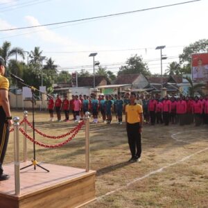 Buka Turnamen Mini Soccer dan Bola Volly Hari Bhayangkara Ke-80, Ini Pesan Kapolres Bima AKBP Muhammad Anton Bhayangkara Gaisar S.I.K.MH