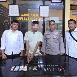 Sempat Kabur Hendak Diamankan, Terduga Pelaku Pengedar Narkoba Jenis Shabu Asal Desa Tumpu Diringkus Polsek Bolo