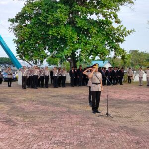 “Momentum Hari Bhayangkara ke-80” Menghormati Jasa Arwah Para Pahlawan Polres Bima Kabupaten Gelar Upacara Tabur Bunga di Perairan Teluk Bima