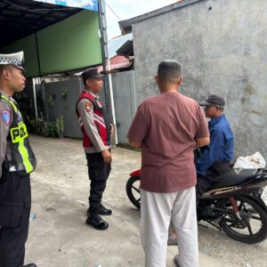 Polsek Montong Polres Tuban Turun Cek Tanaman jagung Warga di Desa Talun