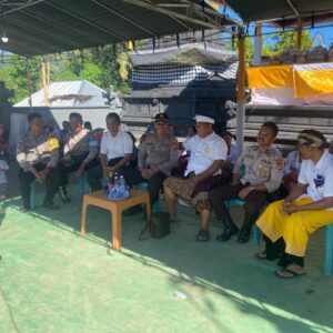Polsek Pekat Amankan Peresmian Pura Tri Khayangan Desa Puseh, Wujud Komitmen Polri Menjaga Kebebasan Beragama dan Kerukunan Umat