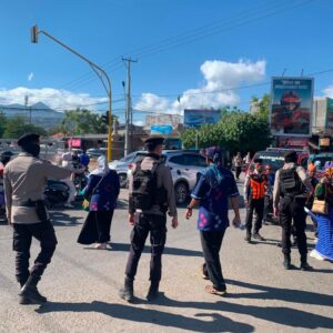 Pastikan Pawai Rimpu HUT Kabupaten Bima Ke-386 Aman Satsamapta Polres Bima Kabupaten di Kerahkan