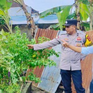 Bhabinkamtibmas Bajur Ajak Warga Manfaatkan Lahan Pekarangan