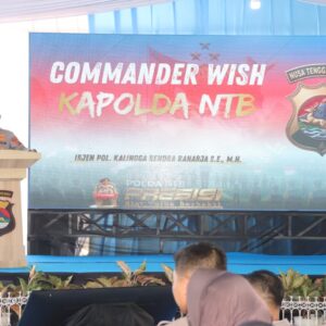 Kunker ke Polres Loteng, Kapolda NTB: Seluruh Anggota Polri Mengemban Fungsi Polmas.