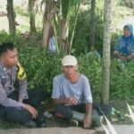 Bhabinkamtibmas Desa Gereneng Timur Sambang dan Silaturahmi dengan Warga, Ajak Dukung Program Ketahanan Pangan dan Jaga Kamtibmas
