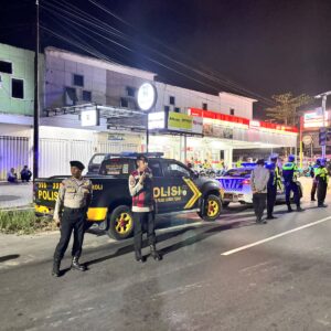 Patroli Presisi Polresta Lombok Tengah Jaga Kamtibmas pada Malam Hari