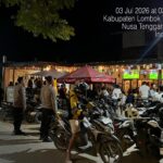 Polsek Kawasan Mandalika Amankan Nonton Bareng Piala Dunia 2026, Perkuat Kedekatan dengan Masyarakat