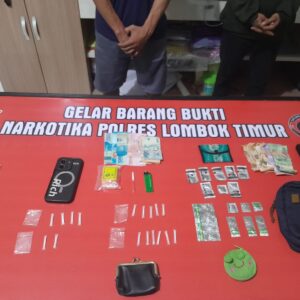 Polisi Tangkap Lima Terduga Pelaku Penyalah Huna’an Narkotika di Labuhan Haji