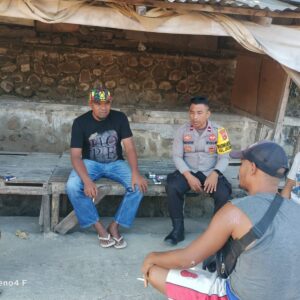 Bhabinkamtibmas Polres Bima Kota Respon Cepat Aduan Warga, Mediasi Dugaan Pelanggaran Pemanfaatan Jaringan Air Bersih SPAM