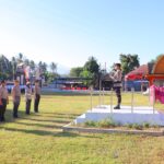 Sebanyak 52 Personel Polres Lombok Utara Resmi Naik Pangkat, Kapolres Pimpin Upacara Tradisi Siraman Kembang