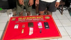 Satresnarkoba Polres Dompu Amankan Dua Terduga Pelaku Penyalahgunaan Ganja.
