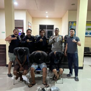 Tim Puma Polres Sumbawa Bersama Polsek Alas Ringkus Tiga Pelaku Pencurian di Toko Bangunan