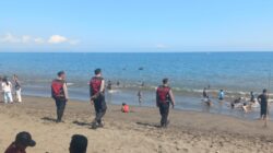 Polisi Perketat Pengamanan Liburan di Pantai Lembayung Lombok Barat
