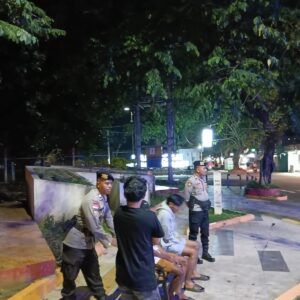 Sat Samapta Polres Bima Kota Gelar Patroli Dialogis, Ajak Masyarakat Bersama Jaga Kamtibmas